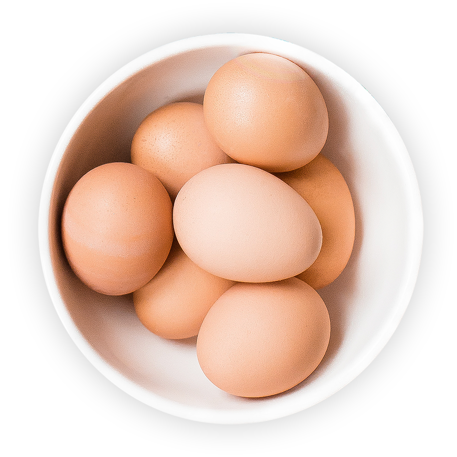bowl of eggs
